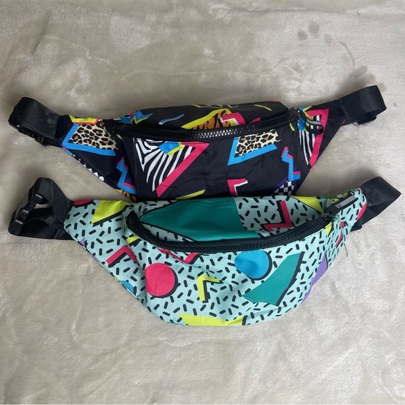 90s Fanny Pack 2 Set - Picture 1 of 1